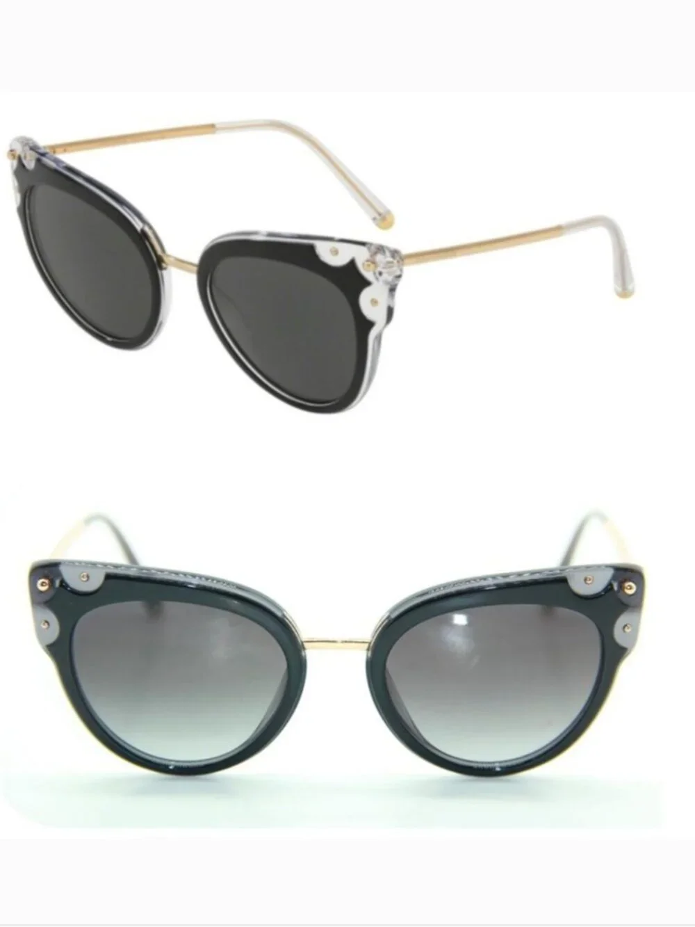 NWT Auth Dolce & Gabbana Cat Eye Sunglasses 4340